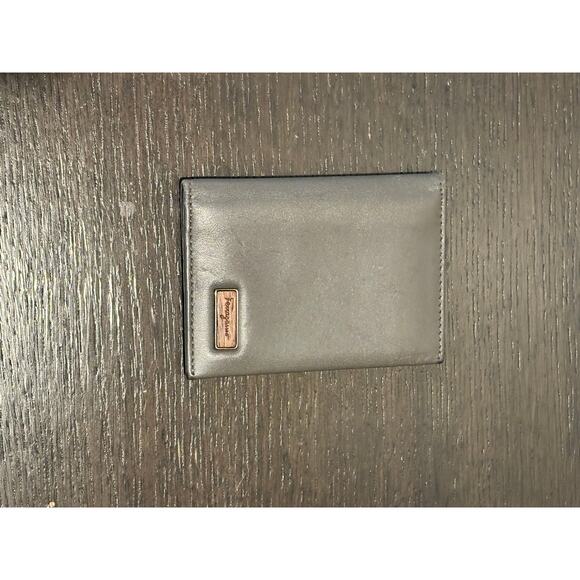 Ferragamo Fold Wallet New Gray - Picture 1 of 2